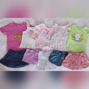 4T girls' summer bundle